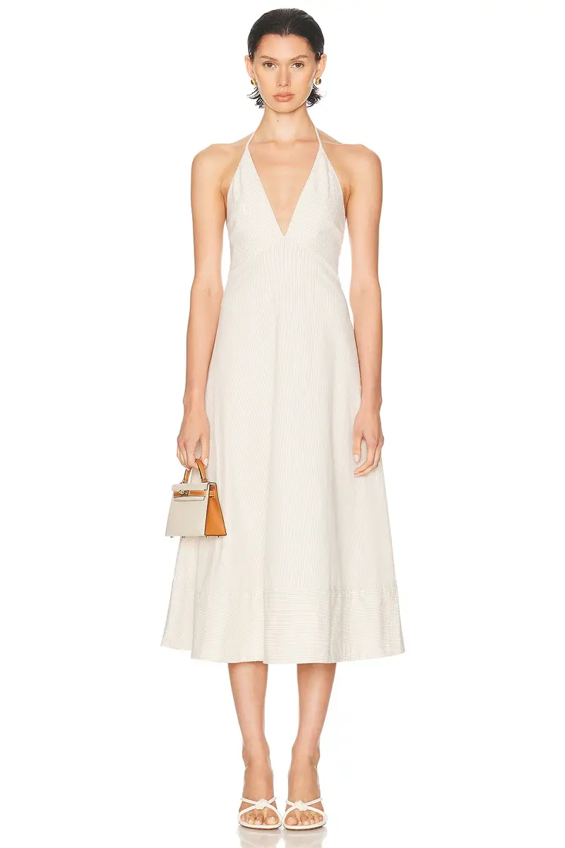 L'Academie Emi Midi Dress | Thumbnail 3 L'Academie Emi Midi Dress | Thumbnail 3