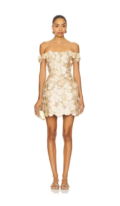 Bronx and Banco Jasmine Maraya Off The Shoulder Mini Dress | Image 1 Bronx and Banco Jasmine Maraya Off The Shoulder Mini Dress | Image 1