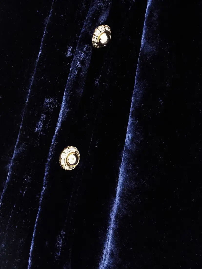 Rabanne Asymmetric Ruched Embellished Velvet Turtleneck Dress | Thumbnail 4 Rabanne Asymmetric Ruched Embellished Velvet Turtleneck Dress | Thumbnail 4