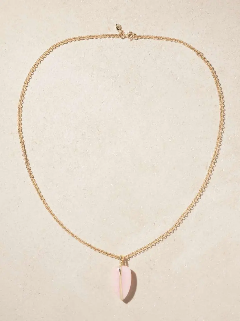 By Pariah 14-karat Recycled Gold Opal Necklace | Thumbnail 4