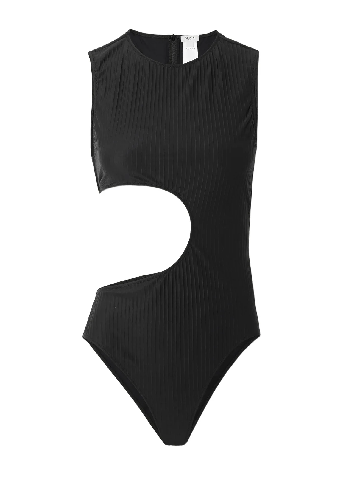 ALAÏA Cutout Ribbed Swimsuit
