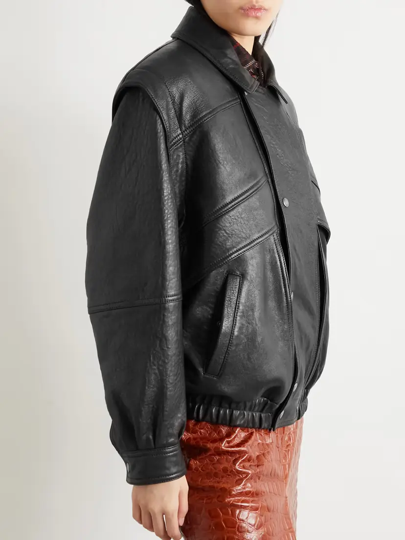 Saint Laurent Leather Jacket | Thumbnail 3