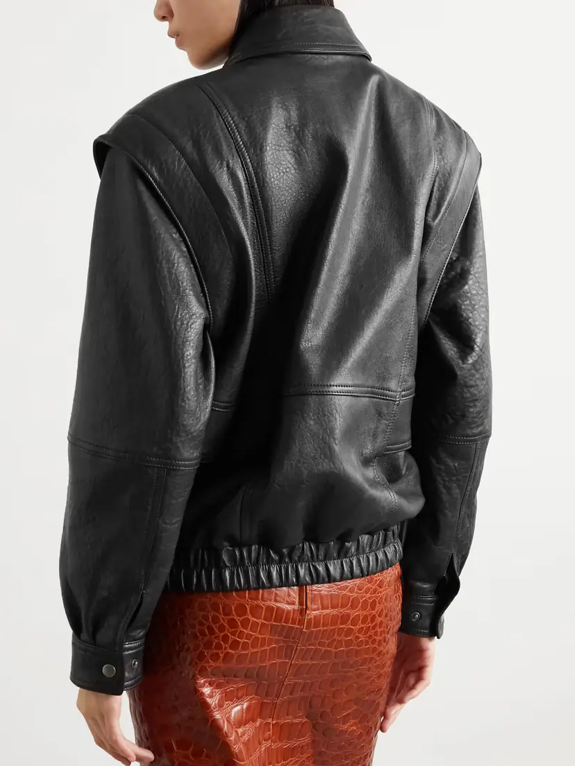 Saint Laurent Leather Jacket | Thumbnail 4