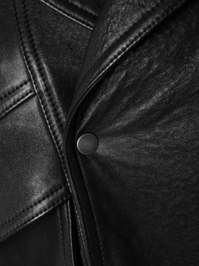 Saint Laurent Leather Jacket | Thumbnail 5