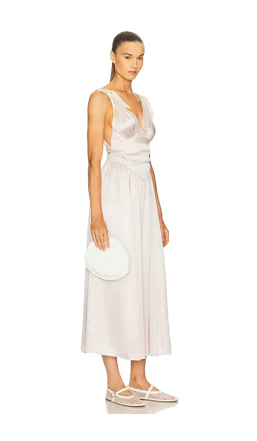 Helsa The Silk Celeste Dress | Thumbnail 2 Helsa The Silk Celeste Dress | Thumbnail 2