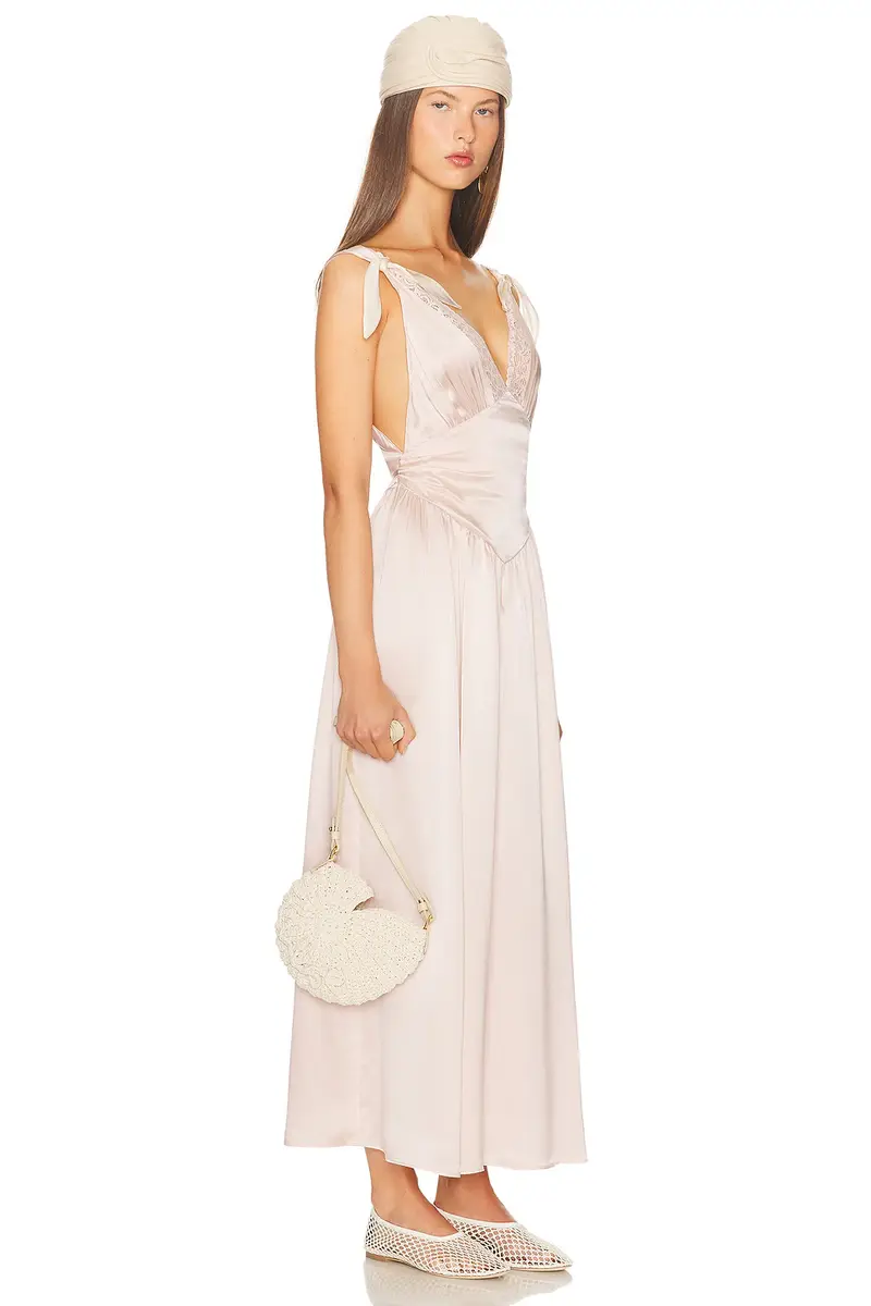 Helsa The Silk Celeste Dress | Thumbnail 4 Helsa The Silk Celeste Dress | Thumbnail 4