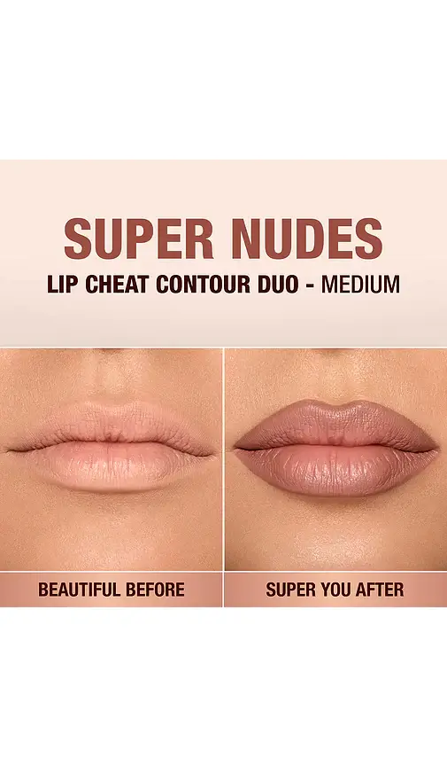 Charlotte Tilbury Supernudes Lip Cheat Long-Lasting Waterproof Lip Liner Duo | Thumbnail 2 Charlotte Tilbury Supernudes Lip Cheat Long-Lasting Waterproof Lip Liner Duo | Thumbnail 2