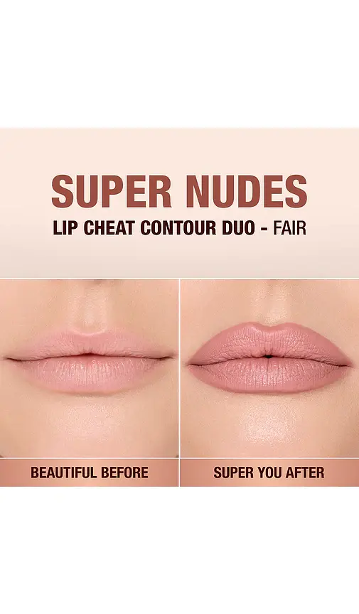 Charlotte Tilbury Supernudes Lip Cheat Long-Lasting Waterproof Lip Liner Duo | Thumbnail 2 Charlotte Tilbury Supernudes Lip Cheat Long-Lasting Waterproof Lip Liner Duo | Thumbnail 2
