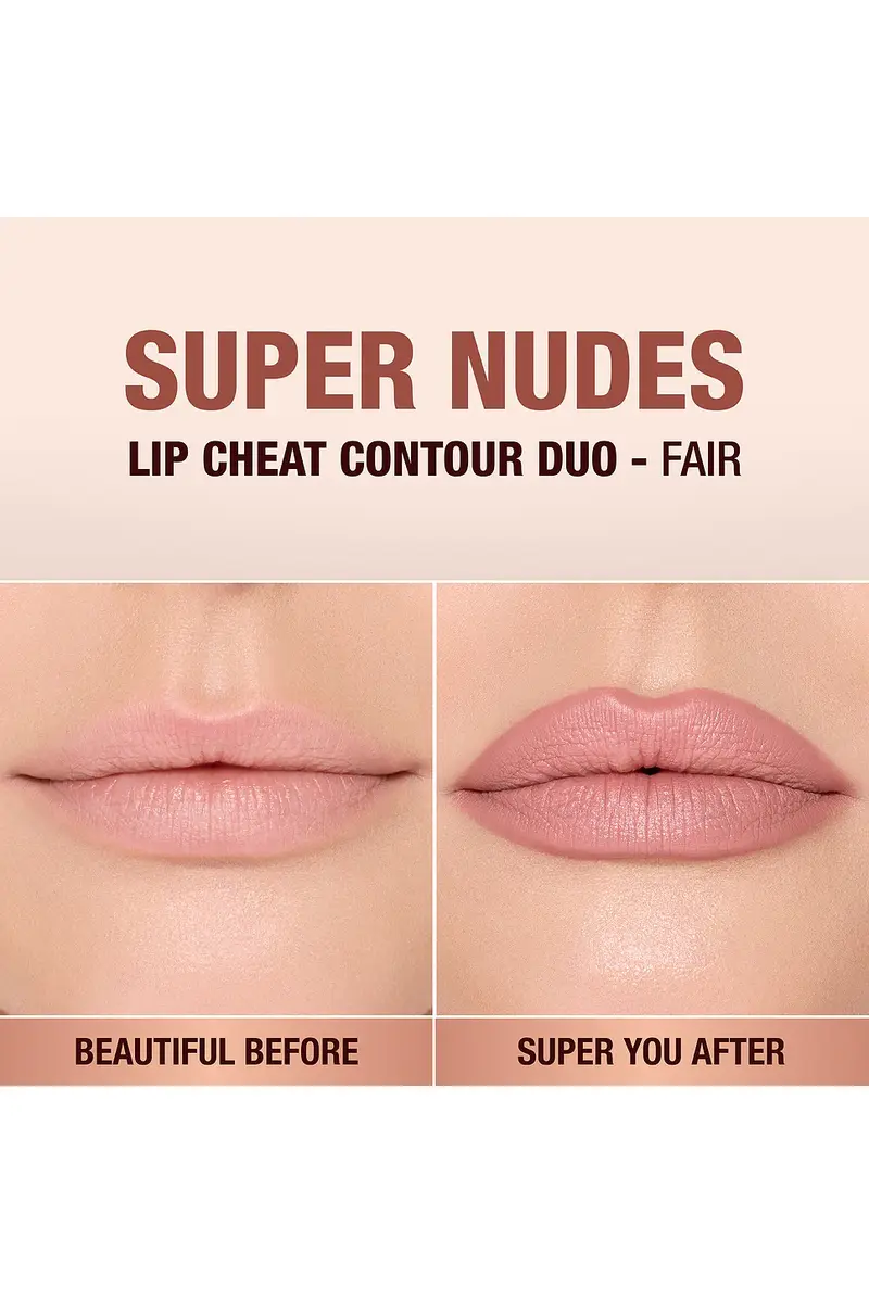 Charlotte Tilbury Supernudes Lip Cheat Long-Lasting Waterproof Lip Liner Duo | Thumbnail 4 Charlotte Tilbury Supernudes Lip Cheat Long-Lasting Waterproof Lip Liner Duo | Thumbnail 4