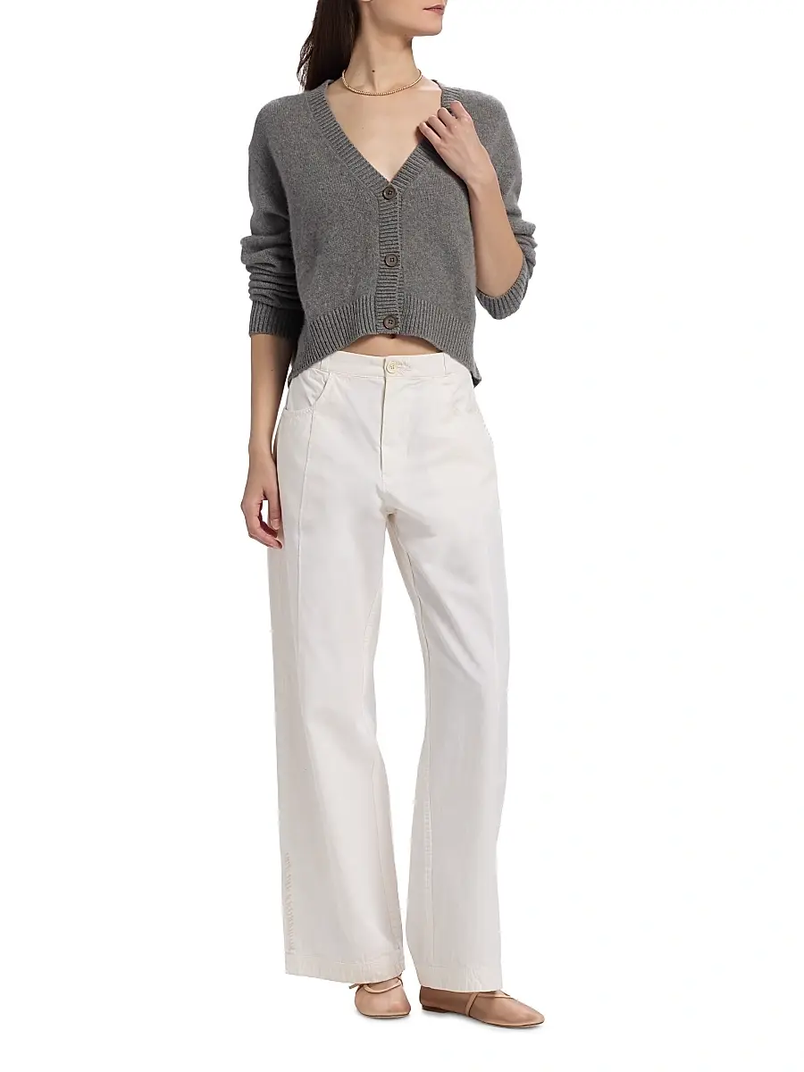 The Elder Statesman Women's Boxy Cashmere Cardigan | Thumbnail 2 The Elder Statesman Women's Boxy Cashmere Cardigan | Thumbnail 2