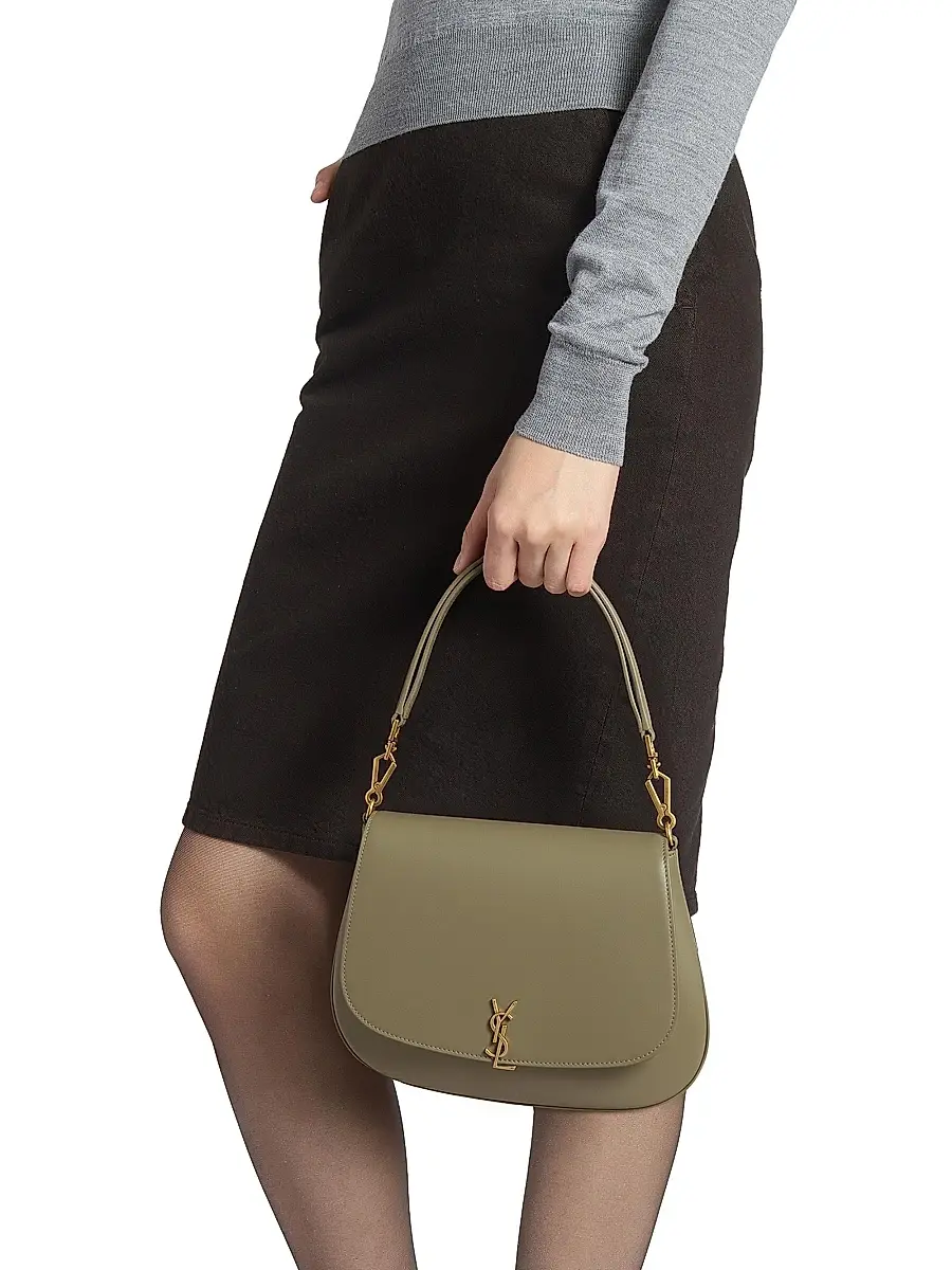 Saint Laurent Women's Voltaire Top Handle in Box - Urban Grey | Thumbnail 17 Saint Laurent Women's Voltaire Top Handle in Box - Urban Grey | Thumbnail 17