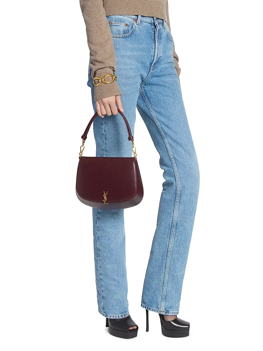 Saint Laurent Women's Voltaire Top Handle in Box - Urban Grey | Thumbnail 10 Saint Laurent Women's Voltaire Top Handle in Box - Urban Grey | Thumbnail 10