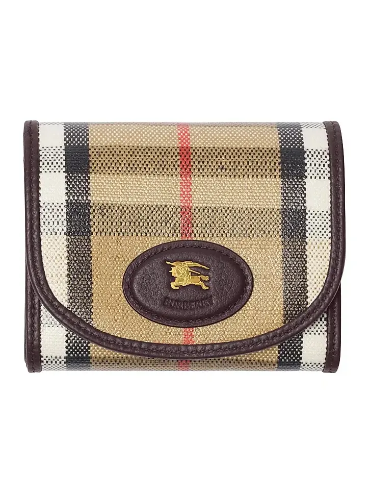 Women's Highlands Check Foldover Compact Wallet