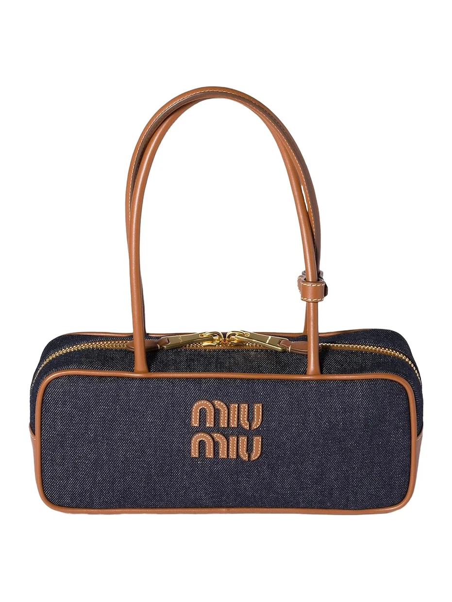 Women's Beau Denim Top Handle Bag