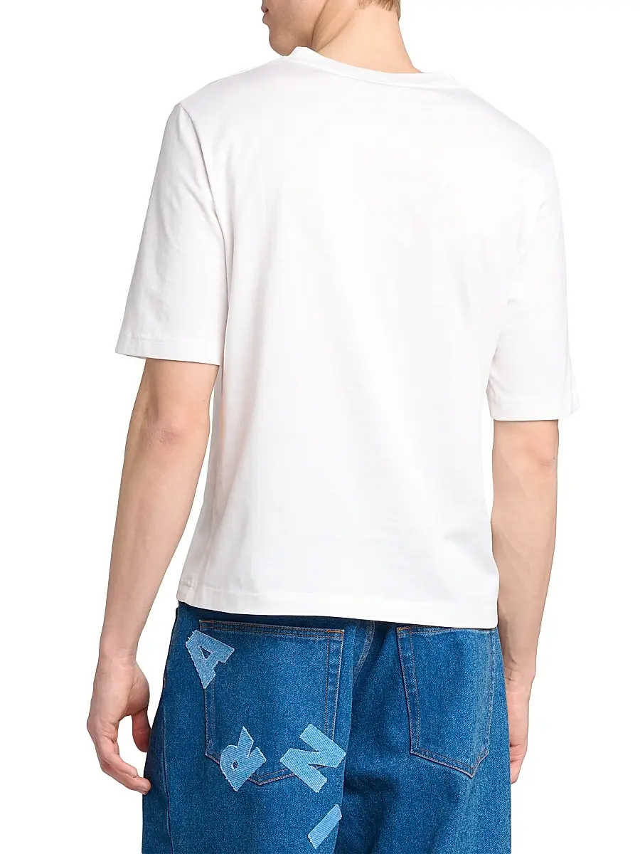Marni Men's Logo Graphic Crewneck T-Shirt | Thumbnail 5
