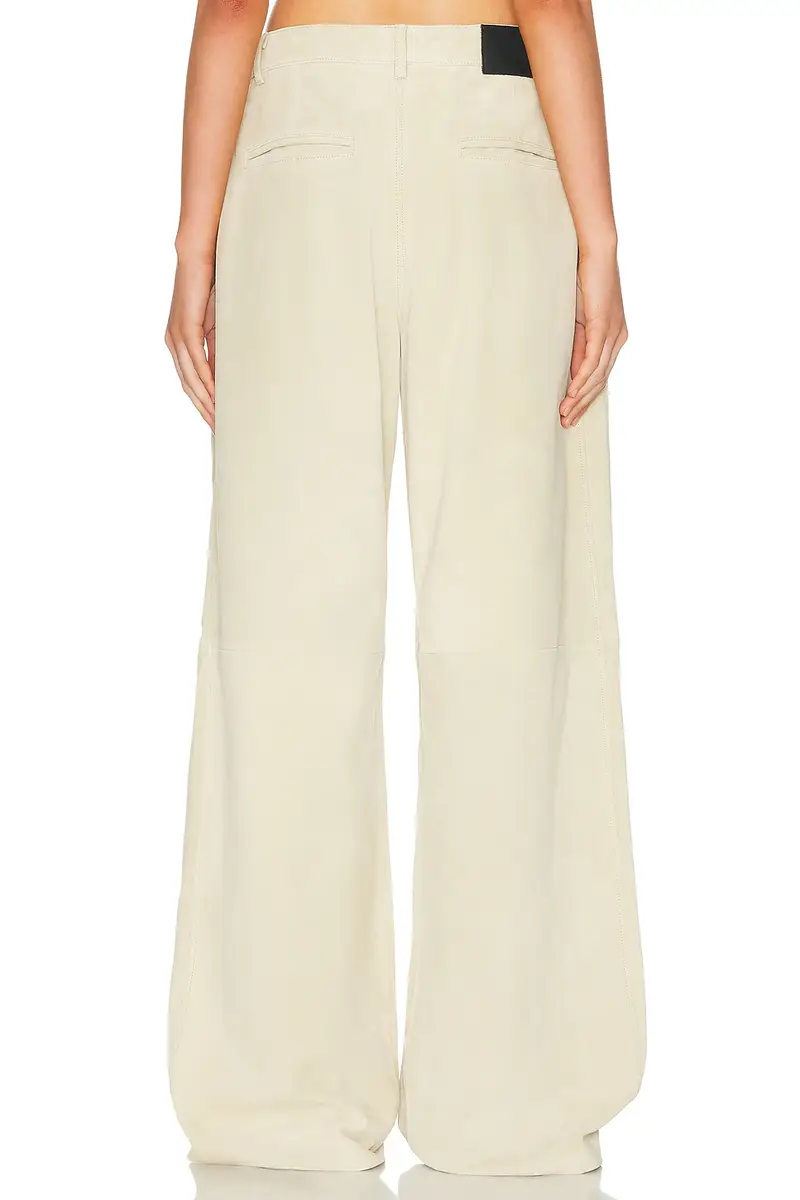 R13 Pleated Wide Leg Leather Pant | Thumbnail 4 R13 Pleated Wide Leg Leather Pant | Thumbnail 4
