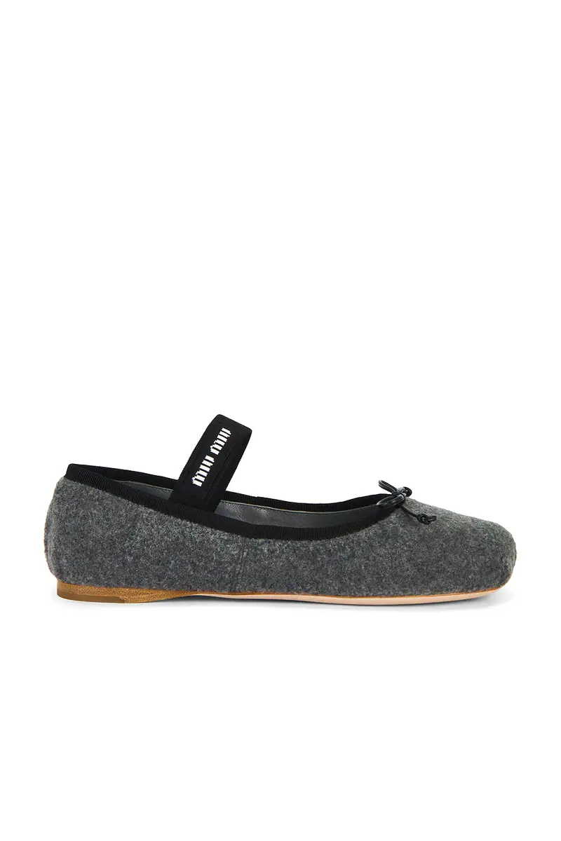 Miu Miu Ballerina Flat | Image 1 Miu Miu Ballerina Flat | Image 1