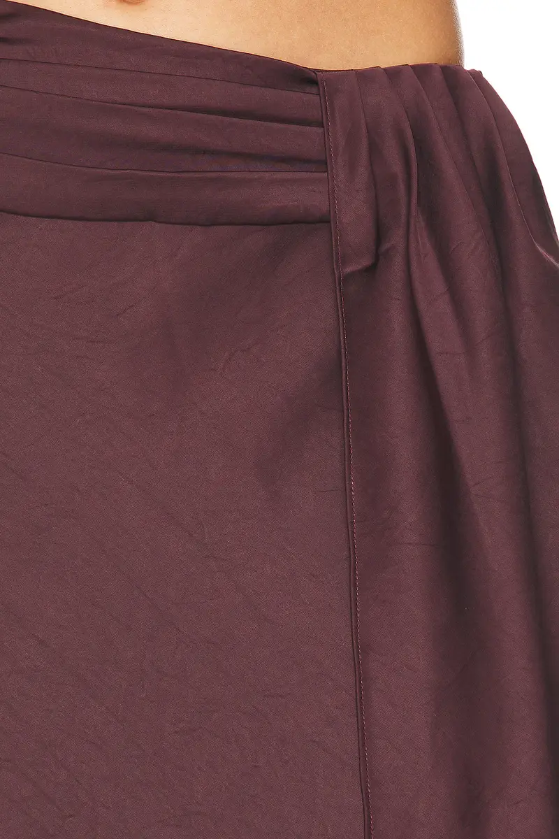 Lapointe Lightweight Satin Asymmetric Maxi Skirt | Thumbnail 6 Lapointe Lightweight Satin Asymmetric Maxi Skirt | Thumbnail 6