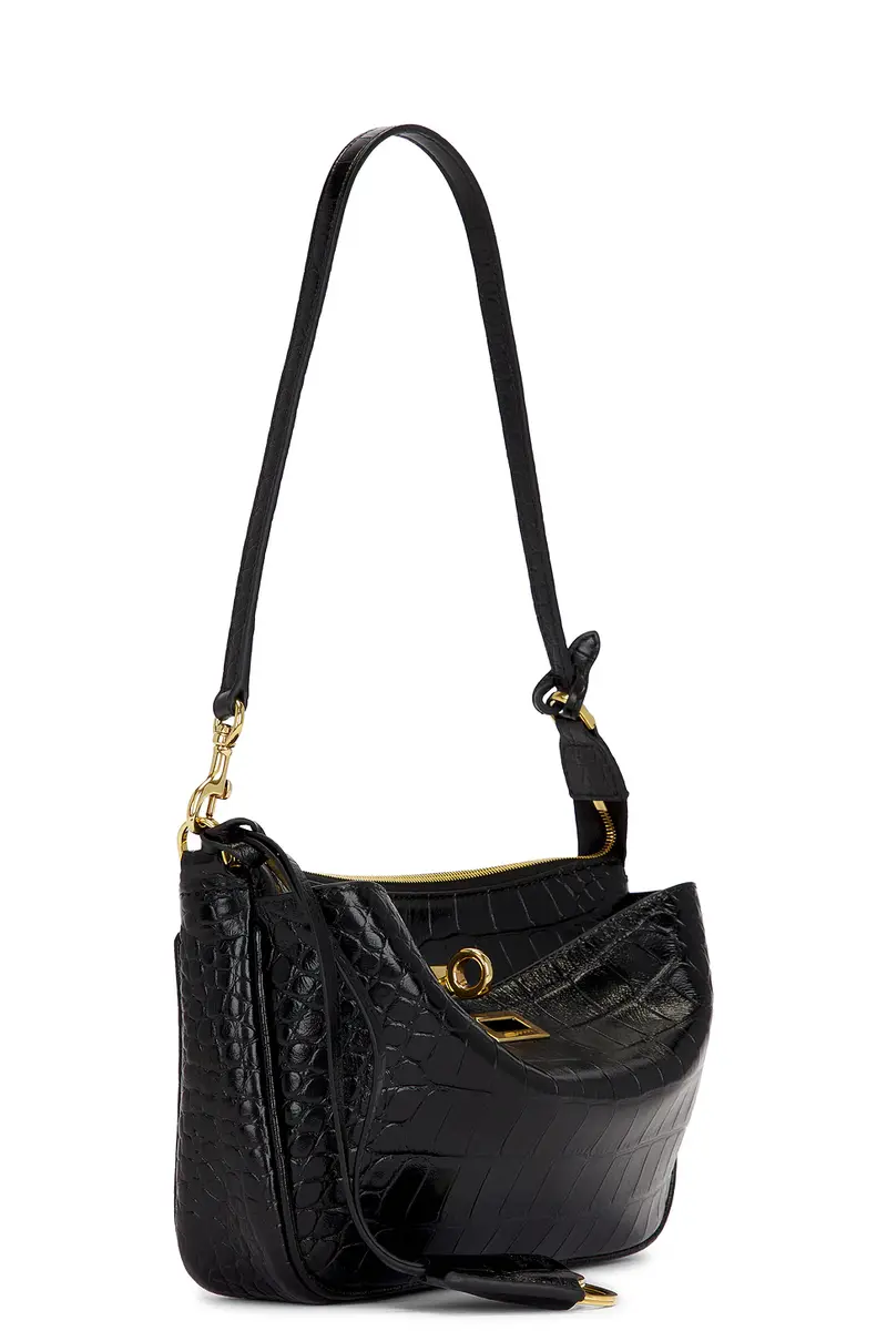 Balenciaga Rodeo Sling Embossed Croc Pochette Bag | Thumbnail 4 Balenciaga Rodeo Sling Embossed Croc Pochette Bag | Thumbnail 4