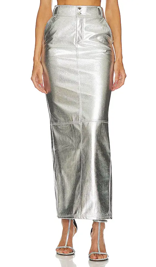 Lovers and Friends Monique Faux Leather Maxi Skirt | Image 1 Lovers and Friends Monique Faux Leather Maxi Skirt | Image 1