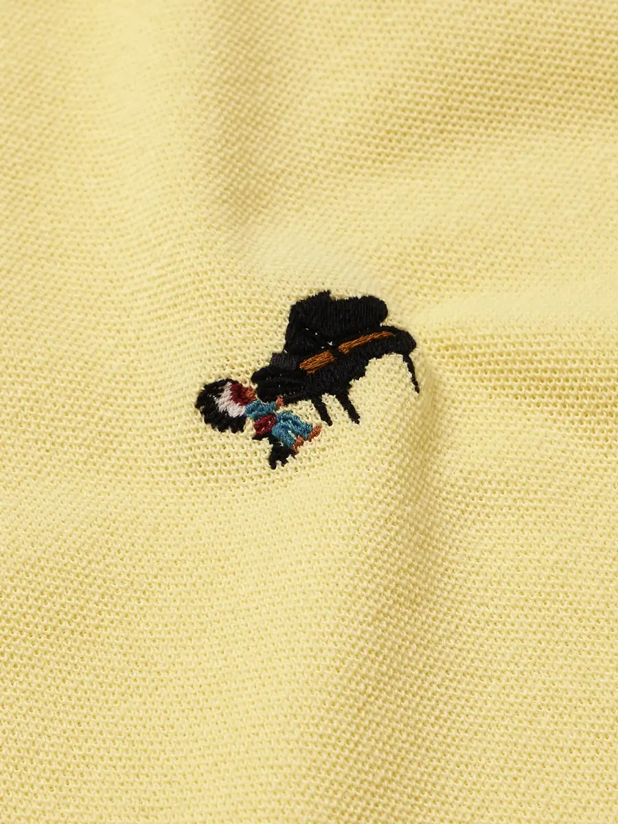 KAPITAL Box Striped Embroidered Cotton-Piqué Polo Shirt - Men | Thumbnail 4 KAPITAL Box Striped Embroidered Cotton-Piqué Polo Shirt - Men | Thumbnail 4