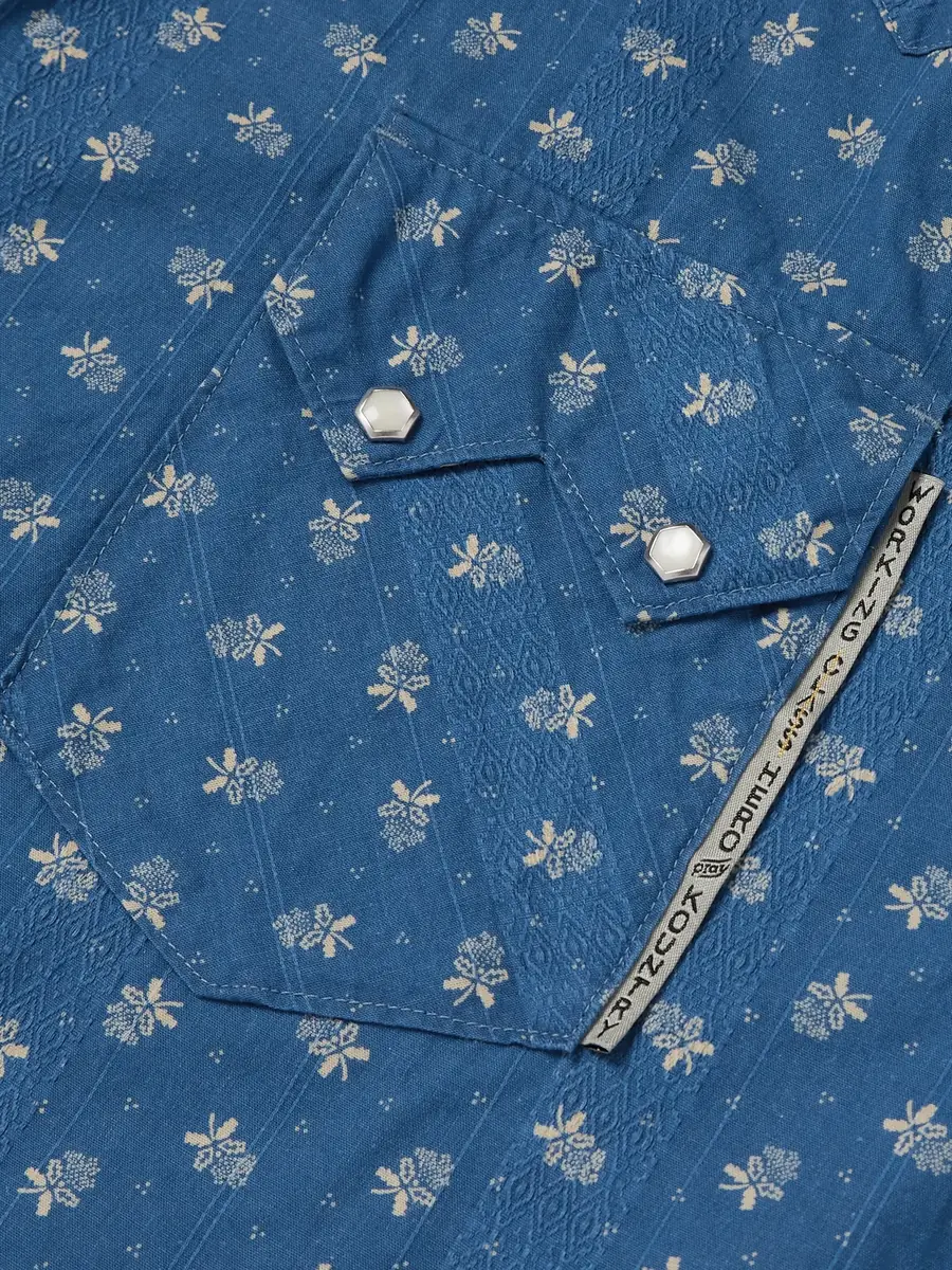 KAPITAL Camp-Collar Cotton-Dobby Shirt - Men | Thumbnail 6 KAPITAL Camp-Collar Cotton-Dobby Shirt - Men | Thumbnail 6