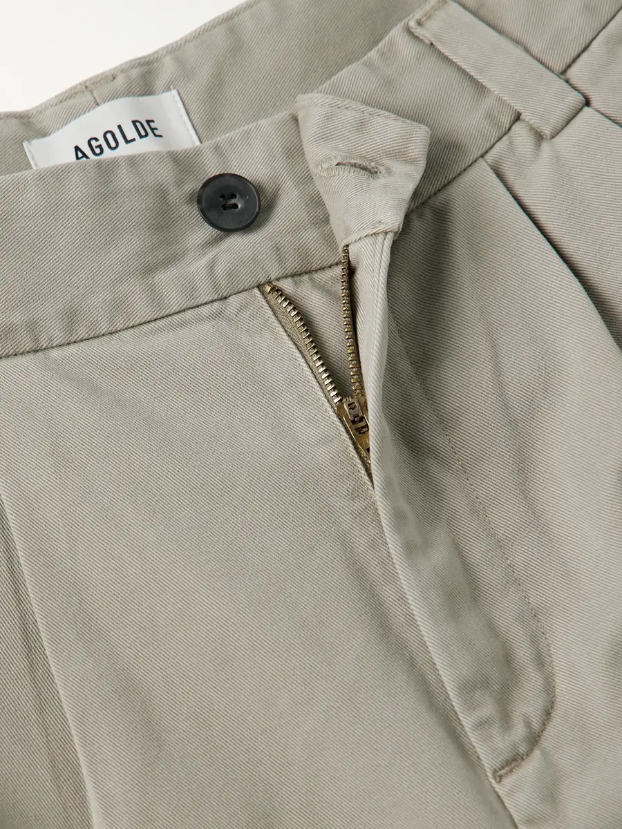 AGOLDE Slater Straight-Leg Pleated Cotton-Twill Trousers - Men | Thumbnail 6
