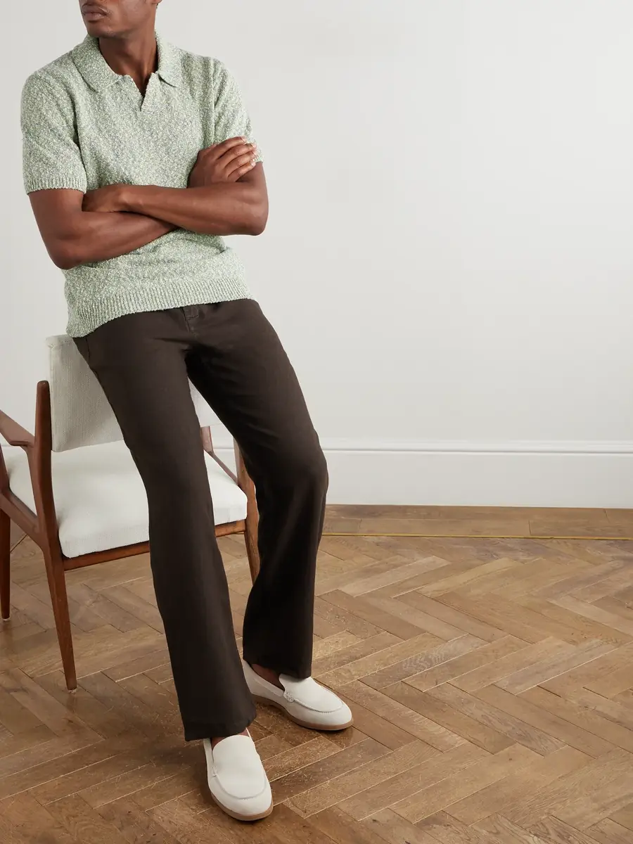 MR P. Edward Straight-Leg Garment-Dyed Linen Drawstring Trousers - Men | Thumbnail 2 MR P. Edward Straight-Leg Garment-Dyed Linen Drawstring Trousers - Men | Thumbnail 2