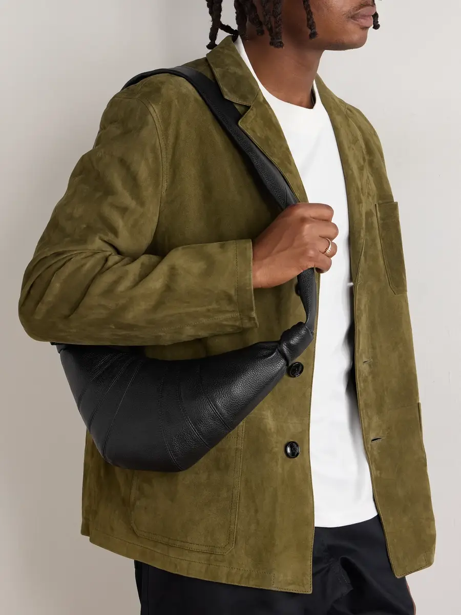 Lemaire Croissant Small Full-Grain Leather Messenger Bag - Men | Thumbnail 2 Lemaire Croissant Small Full-Grain Leather Messenger Bag - Men | Thumbnail 2