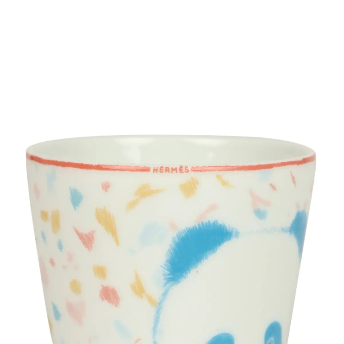 HERMÈS Hermes "Passe-Passe" Multicolored Porcelain Tumbler | Thumbnail 3