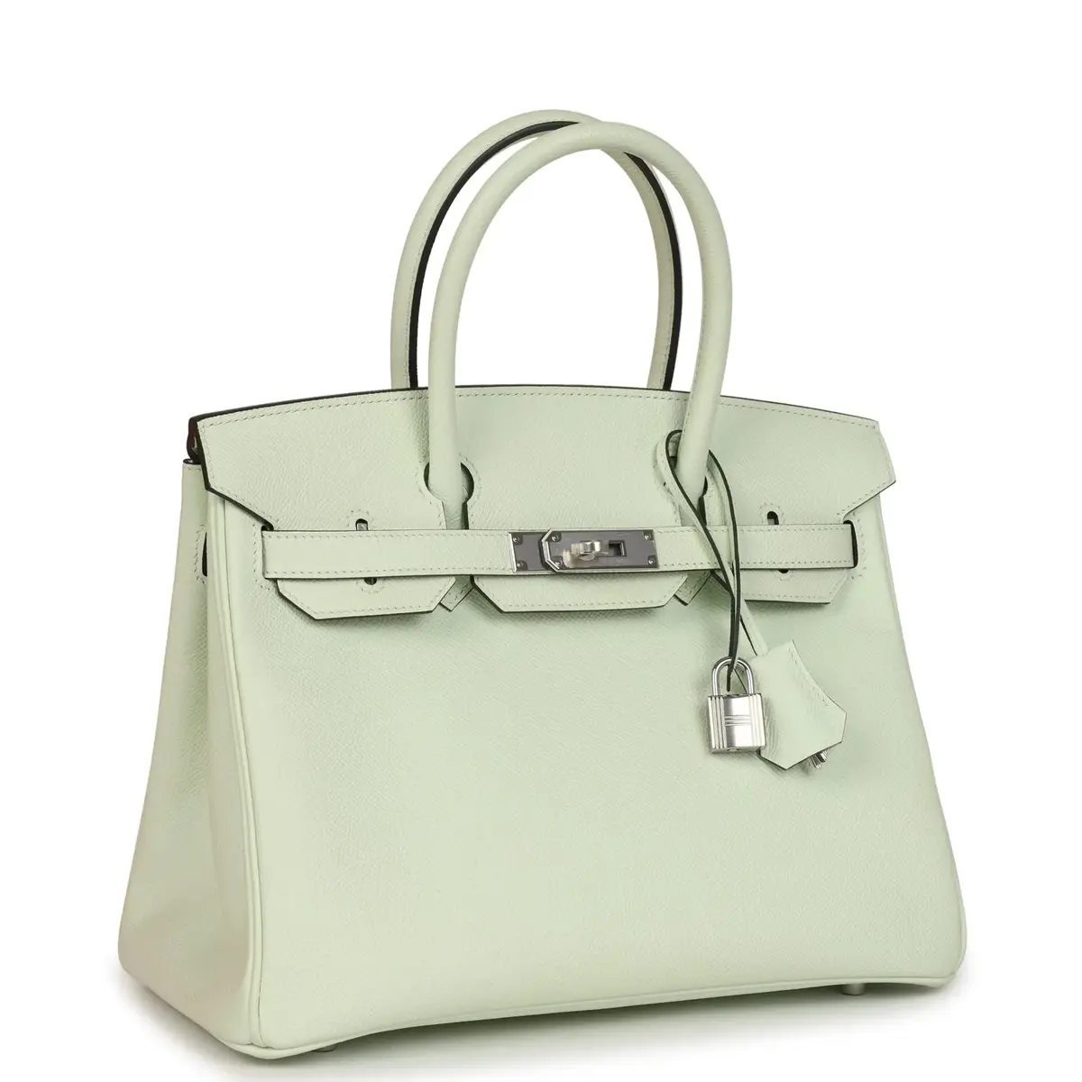 HERMÈS Hermes Birkin Sellier 30 Vert Fizz Epsom Palladium Hardware | Thumbnail 2 HERMÈS Hermes Birkin Sellier 30 Vert Fizz Epsom Palladium Hardware | Thumbnail 2