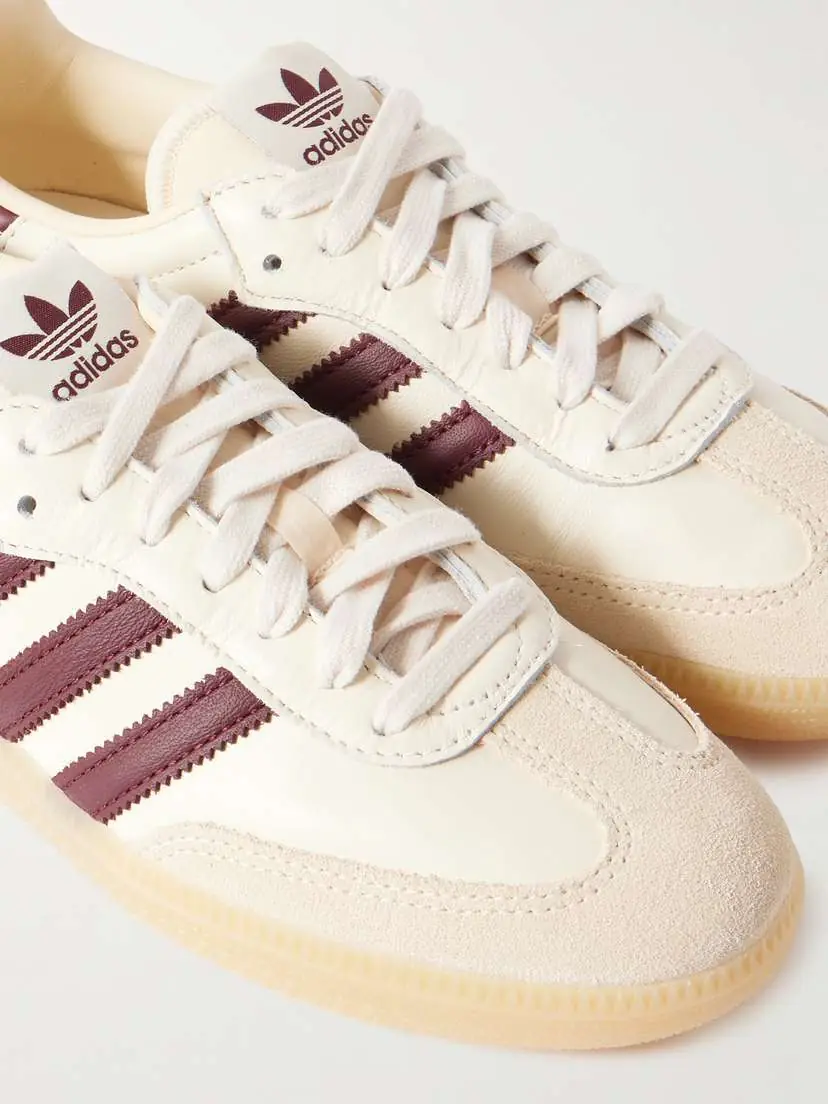 adidas Originals Samba Og Leather And Suede Sneakers | Thumbnail 4