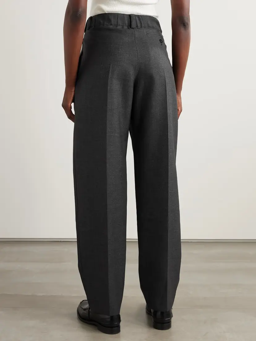 Givenchy Pleated Wool Tapered Pants | Thumbnail 4
