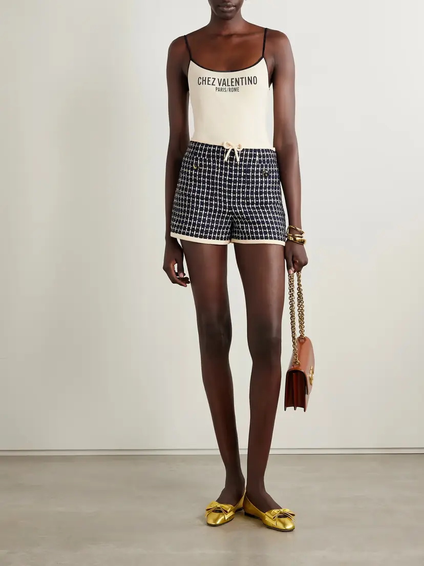 Valentino Garavani Printed Waffle-knit Swimsuit | Thumbnail 5 Valentino Garavani Printed Waffle-knit Swimsuit | Thumbnail 5