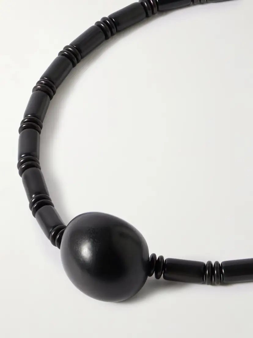 Hunting Season The Choker Tagua And Leather Necklace | Thumbnail 4