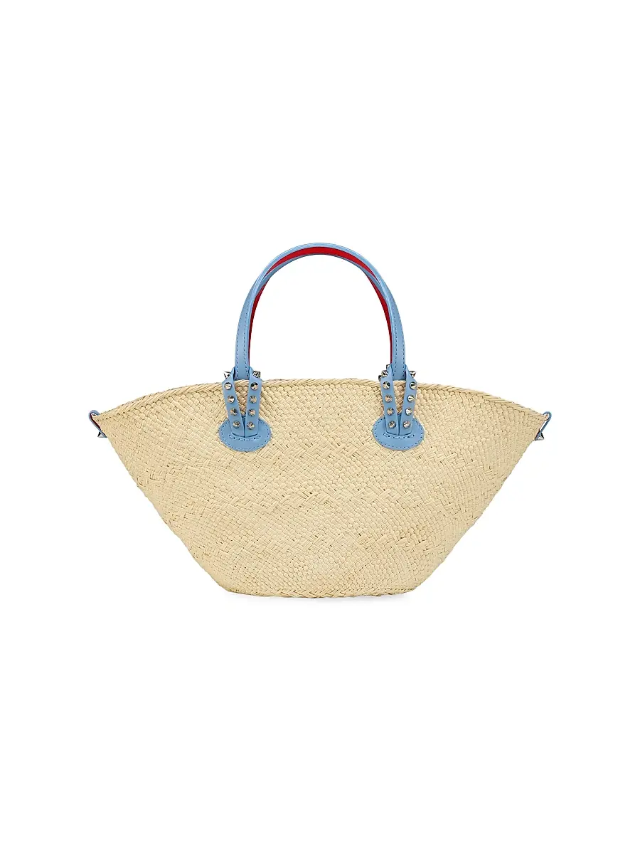 Christian Louboutin Women's Cabata Mini Bag - Natural Blue | Thumbnail 3 Christian Louboutin Women's Cabata Mini Bag - Natural Blue | Thumbnail 3
