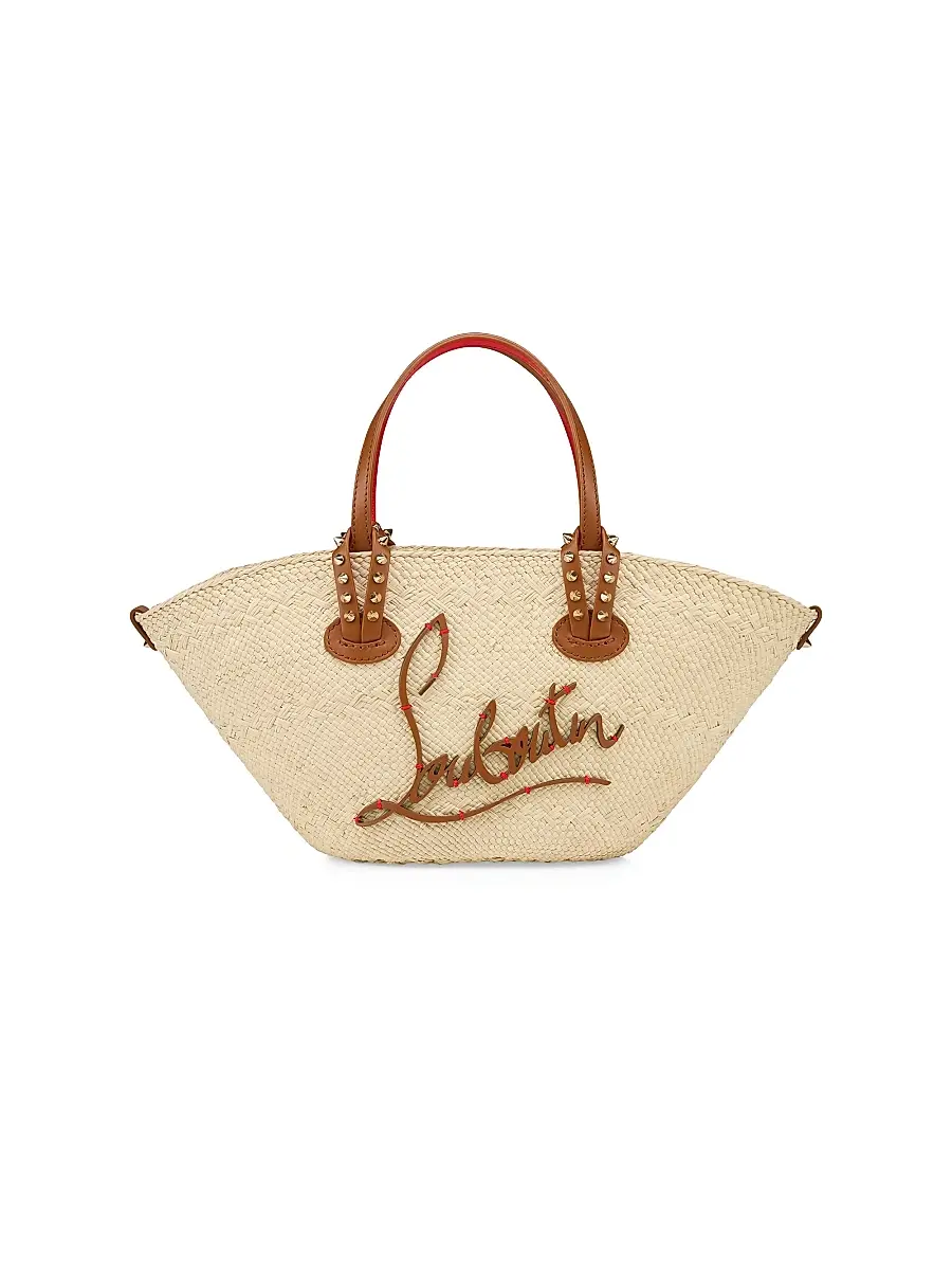 Christian Louboutin Women's Cabata Mini Bag - Natural Blue | Thumbnail 5 Christian Louboutin Women's Cabata Mini Bag - Natural Blue | Thumbnail 5