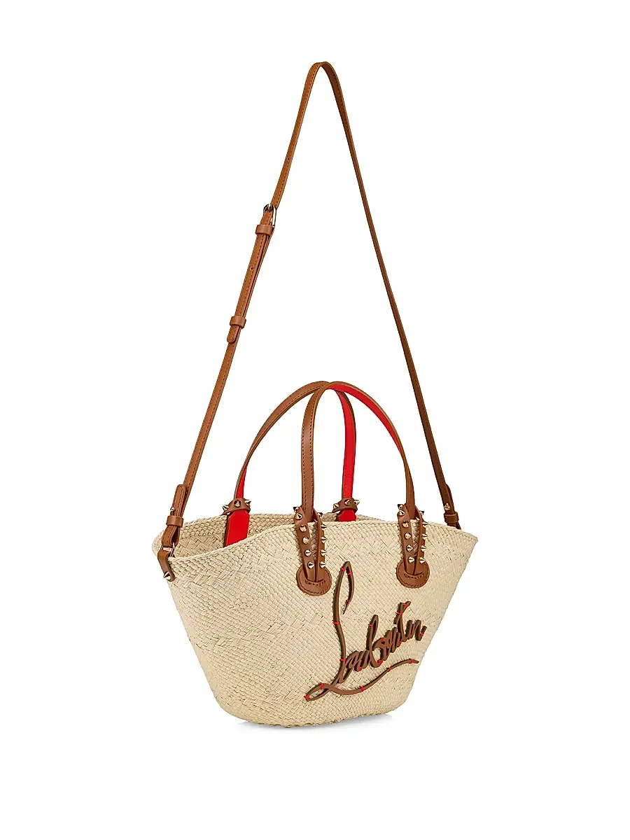 Christian Louboutin Women's Cabata Mini Bag - Natural Blue | Thumbnail 6 Christian Louboutin Women's Cabata Mini Bag - Natural Blue | Thumbnail 6