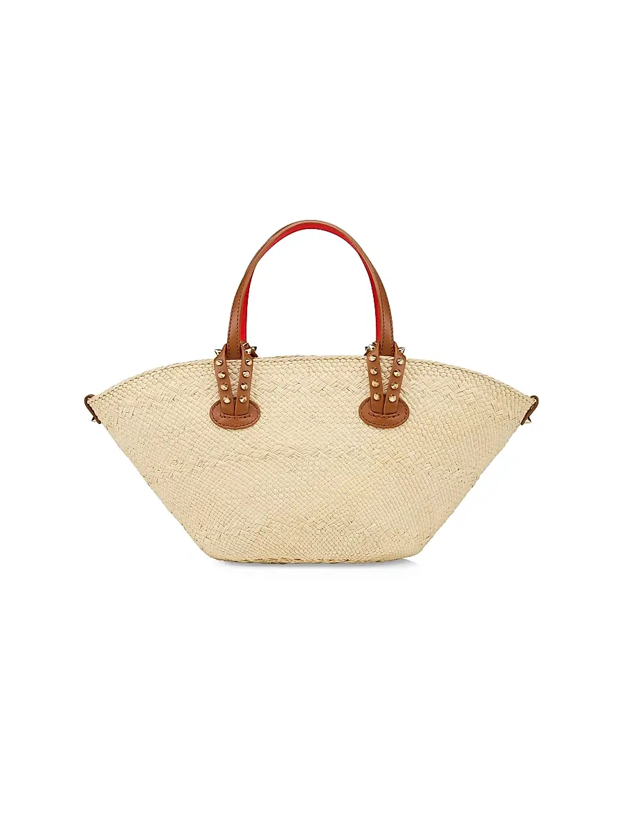 Christian Louboutin Women's Cabata Mini Bag - Natural Blue | Thumbnail 7 Christian Louboutin Women's Cabata Mini Bag - Natural Blue | Thumbnail 7