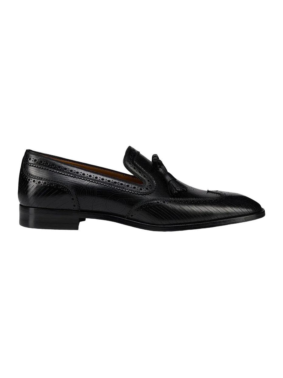 Christian Louboutin Men's Grave Moc Leather Loafers