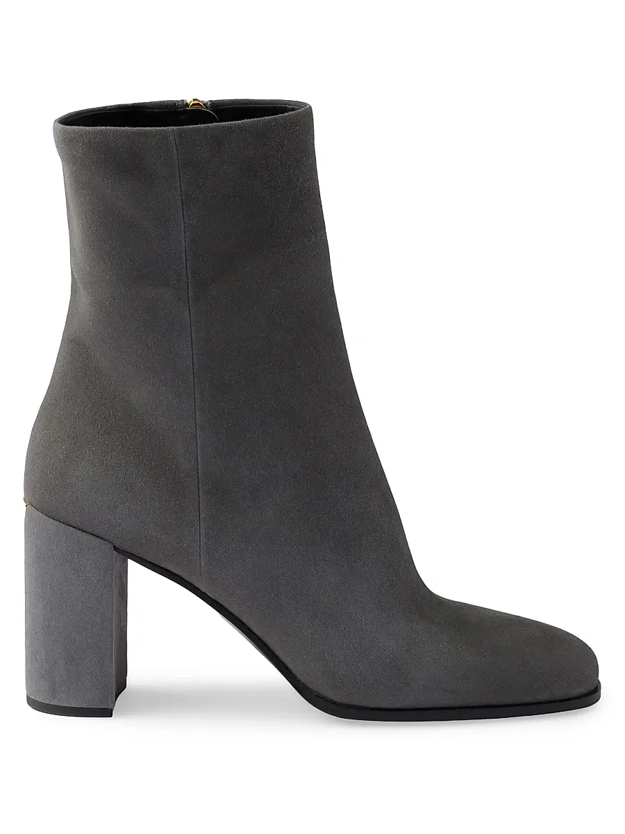 Prada Women's Suede Booties - Brown | Image 1 Prada Women's Suede Booties - Brown | Image 1