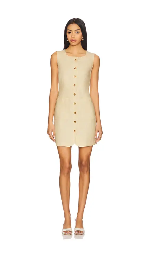 Posse Emma Button Down Mini Dress | Image 1 Posse Emma Button Down Mini Dress | Image 1