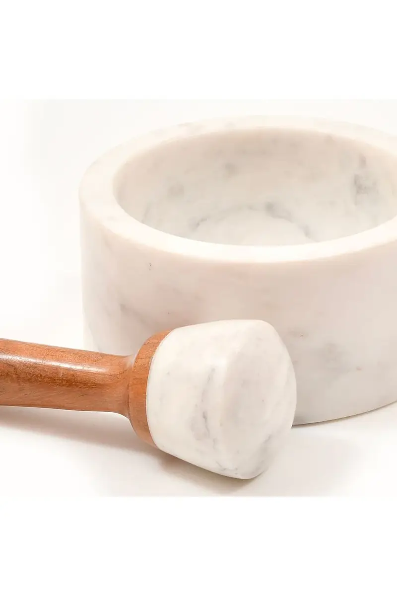 Verve Culture Marble Mortar & Pestle | Thumbnail 7 Verve Culture Marble Mortar & Pestle | Thumbnail 7