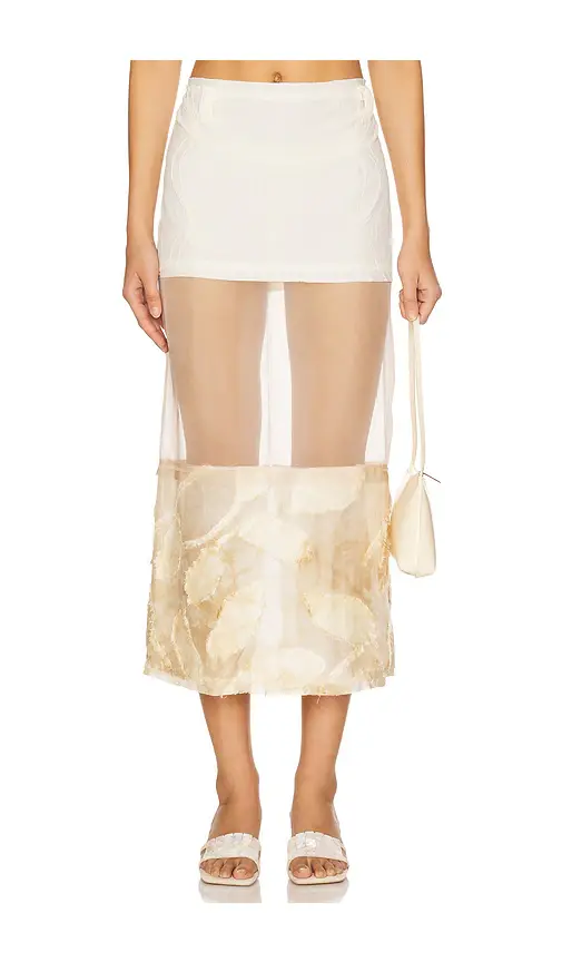 Milkwhite Triple Skirt | Image 1 Milkwhite Triple Skirt | Image 1