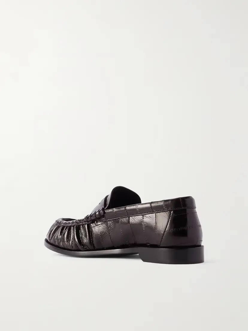 Saint Laurent Le Loafer Eel Loafers | Thumbnail 3 Saint Laurent Le Loafer Eel Loafers | Thumbnail 3