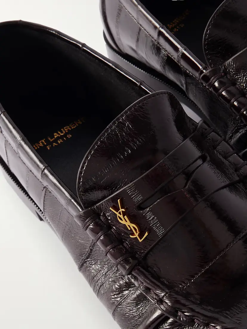 Saint Laurent Le Loafer Eel Loafers | Thumbnail 4 Saint Laurent Le Loafer Eel Loafers | Thumbnail 4