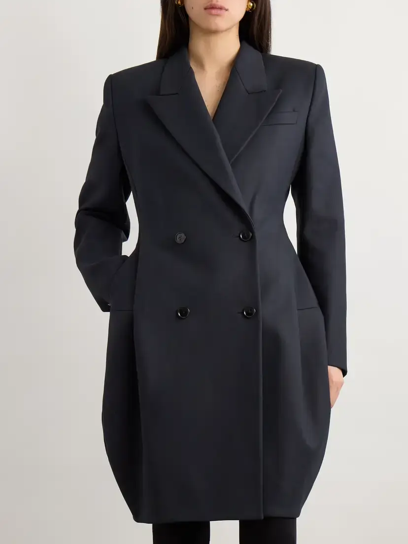 Alaïa Double-breasted Cotton Blazer | Thumbnail 3 Alaïa Double-breasted Cotton Blazer | Thumbnail 3