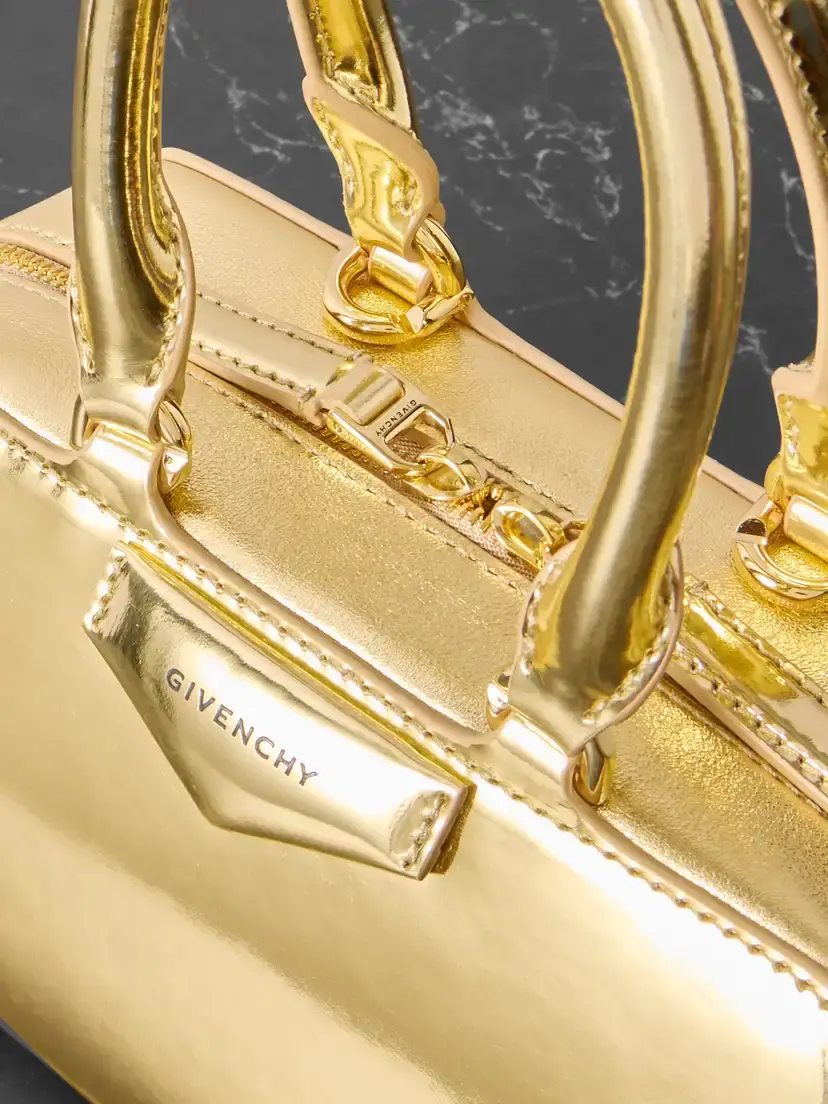 Givenchy Antigona East-west Mini Mirrored-leather Tote | Thumbnail 4