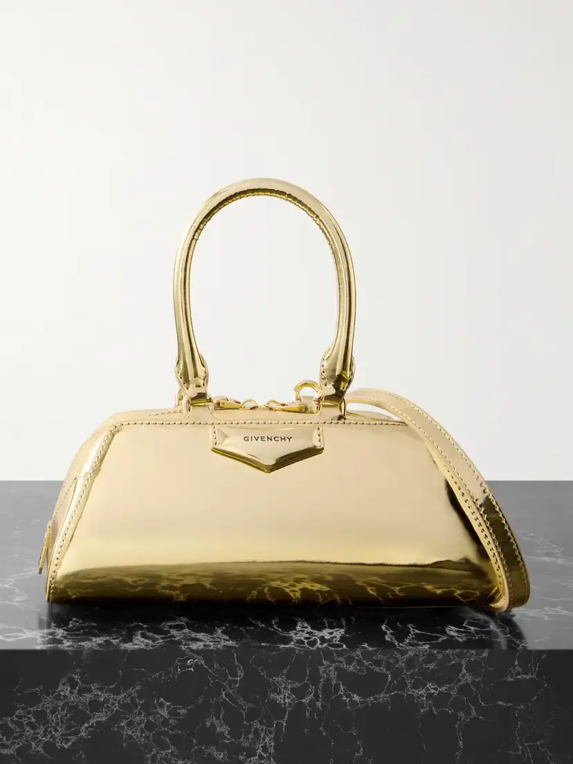 Givenchy Antigona East-west Mini Mirrored-leather Tote | Image 1 Givenchy Antigona East-west Mini Mirrored-leather Tote | Image 1