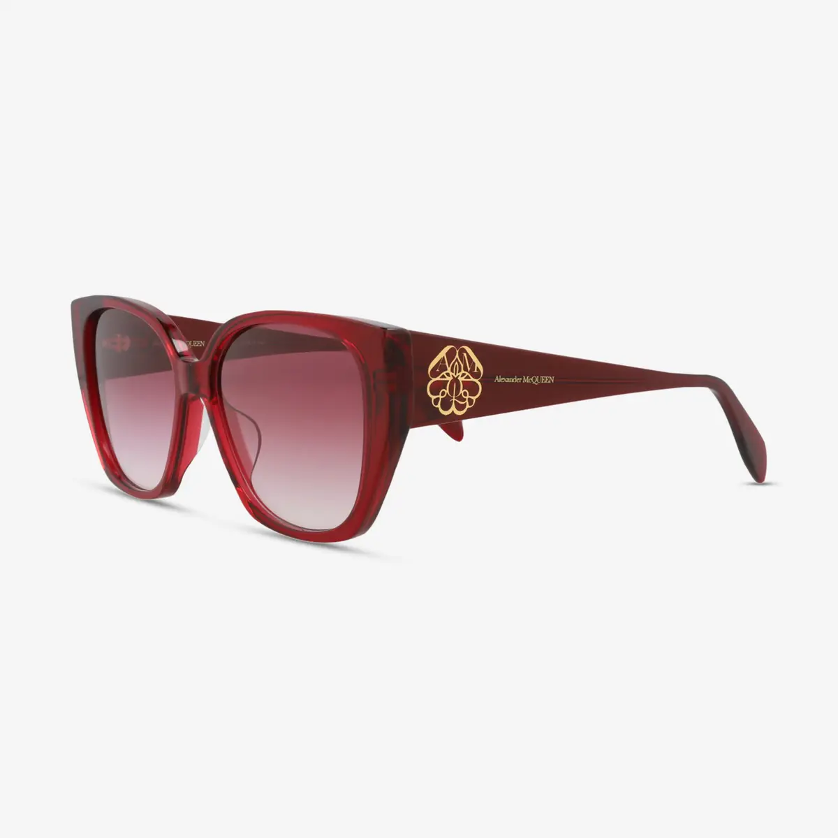 Alexander McQueen Alexander Mcqueen Iconic Cat Eye Acetate 58 mm Ladies Sunglasses by The Solist | Thumbnail 2 Alexander McQueen Alexander Mcqueen Iconic Cat Eye Acetate 58 mm Ladies Sunglasses by The Solist | Thumbnail 2